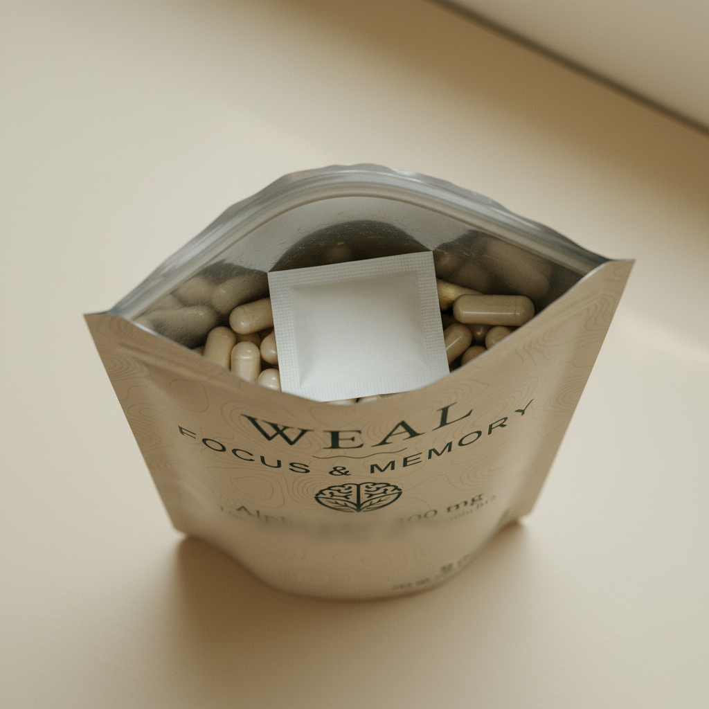 The sachet is part of the specification