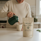 Weal Focus on a kitchen counter at breakfast