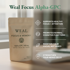 Weal Focus on a desk, with what each ingredient supports